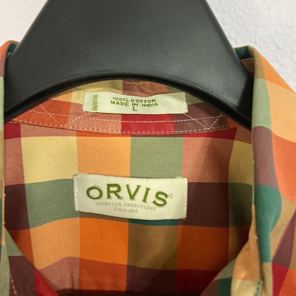 Orvis Men Multi-Color Oxford Button Down Cotton L… - image 6